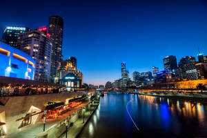 4k Ultra Hd City Of Melbourne Yarra River Wallpaper