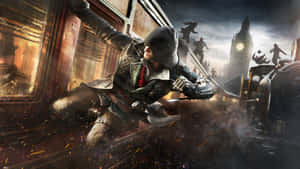 4k Ultra Hd Gaming Train Assassin's Creed Syndicate Wallpaper
