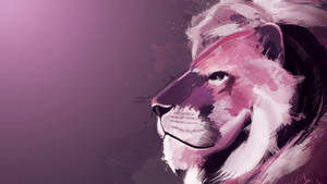 4k Ultra Hd Lions Pink Wallpaper