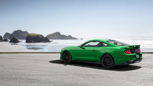 4k Ultra Hd Mustang Green Car Wallpaper