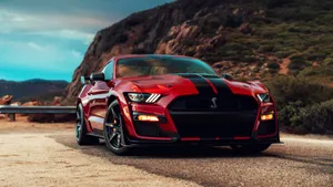 4k Ultra Hd Mustang Red Shelby Gt500 Wallpaper