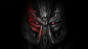 4k Ultra Hd Transformers Megatron Face Wallpaper
