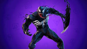 4k Ultra Hd Venom With Axe Arm Wallpaper