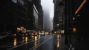 4k Ultra Hd Windows Wet Street Wallpaper