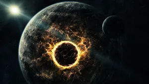 4k Universe Evil Planet Wallpaper