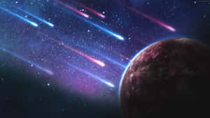 4k Universe Meteorite In Space Wallpaper