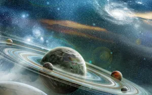 4k Universe Planet Saturn Wallpaper