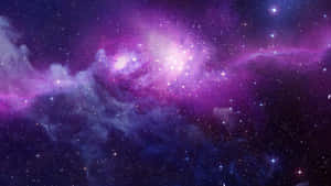 4k Universe Purple Cosmic Gas Cloud Wallpaper
