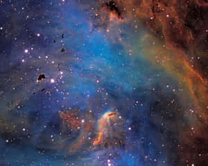 4k Universe Running Chicken Nebula Wallpaper