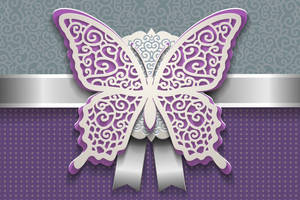 4k Vector Butterfly Wallpaper