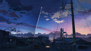 5 Centimeters Per Second 90s Anime Aesthetic Desktop Wallpaper