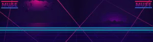 5120x1440 Plain Neon Purple Wallpaper