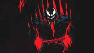 5k Hd Venom Comic Illustration Wallpaper