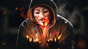 64k Ultra Hd Hacker Guy Fawkes Mask Wallpaper