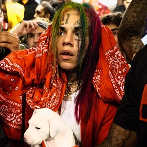 6ix9ine With Puppy Wallpaper