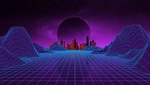 80s Retro Vibes Wallpaper