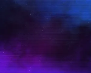 80s Themed Navy Blue Purple Space Wallpaper
