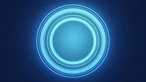 8k 7680x4320 Ultra Hd Resolution Desktop Blue Circle Wallpaper