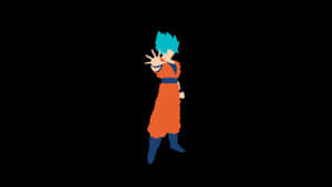 8k Minimalist Goku Dragon Ball Z Wallpaper