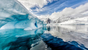 8k Ultra Hd Cold Antarctica Glacier Wallpaper