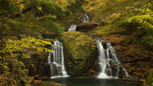 8k Ultra Hd Nature Multiple Waterfalls Wallpaper