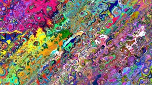 90s Color Abstract Wallpaper