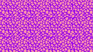 90s Pink Leopard Print Wallpaper