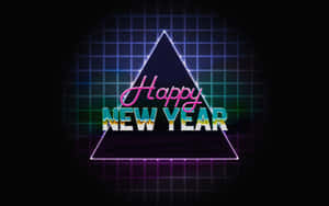 90s Retro New Year Wallpaper