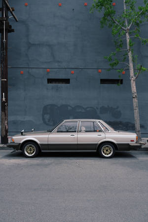 90s Retro Toyota Car Wallpaper