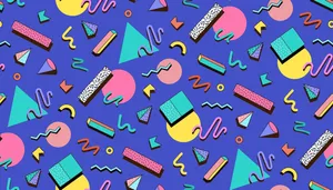 90s Style Carpet Pattern Wallpaper