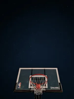 A Basketball Hoop In The Sky Wallpaper
