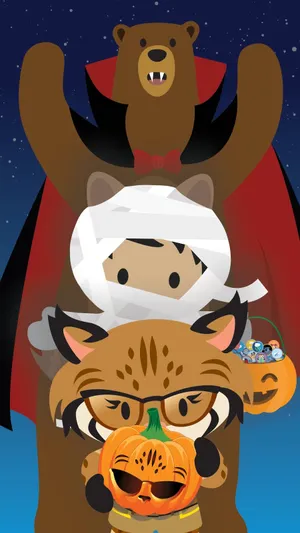 A Bear Dressed In A Costume Wallpaper