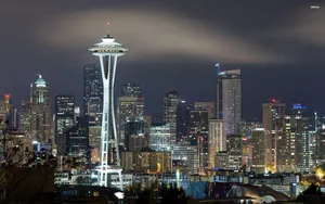 A Beautiful Aerial View Of Seattle, Washington Wallpaper
