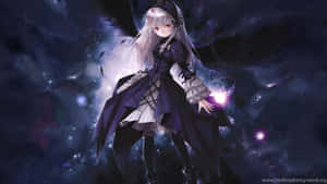 A Beautiful And Sad Anime Scene Wallpaper