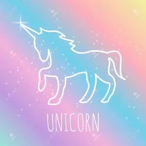 A Beautiful Pastel Unicorn Surrounded By Flowers Wallpaper