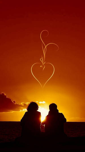 A Beautiful Sunset Spent With The One You Love Wallpaper