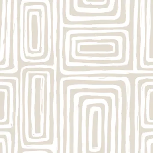 A Beige And White Pattern With Squares Wallpaper