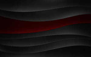 A Black And Red Abstract Wallpaper With Wavy Lines Wallpaper
