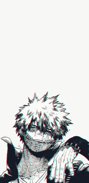 A Black And White Image Of A Character With A Hat Wallpaper