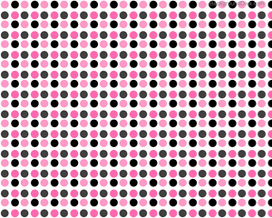 A Black And White Optical Illusion Featuring A Bright Pink Background Wallpaper
