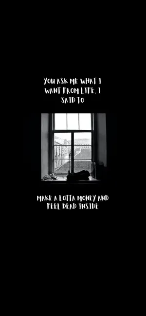 A Black And White Photo Of A Window With The Words, I'm A Liar I'm A L Wallpaper