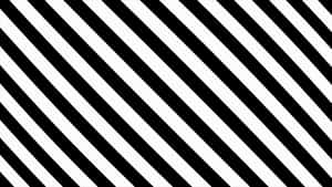 A Black And White Striped Pattern Wallpaper
