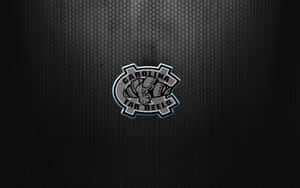 A Black Background With A Logo On It Wallpaper