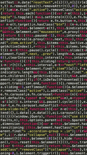 A Black Background With A Lot Of Code Wallpaper