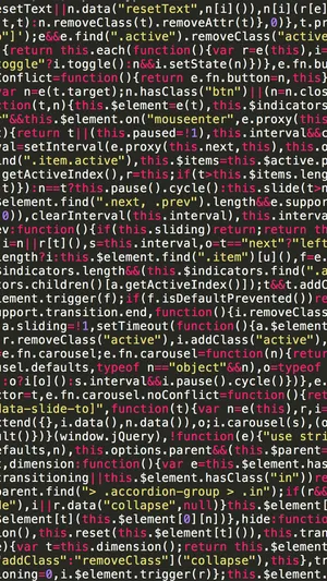 A Black Background With A Lot Of Code Wallpaper
