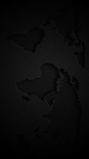 A Black Background With A Map Of The World Wallpaper