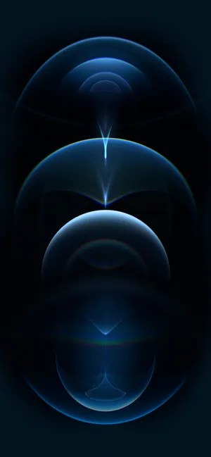 A Blue Abstract Background With A Blue Light Wallpaper