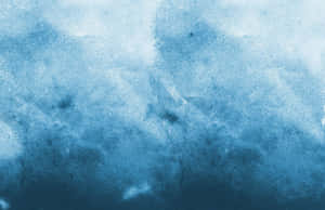 A Blue And White Watercolor Painting Wallpaper