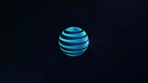 A Blue Egg Logo On A Dark Background Wallpaper