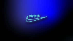 A Blue Led Light Up In The Dark Wallpaper